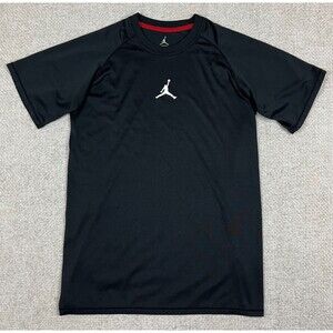 Jordan Jumpman T-Shirt Men's Small Black Short Sleeve Basketball Nike Dri-Fit